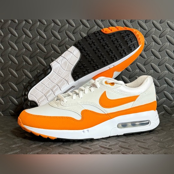 Nike Air Max 1 86‎ OG Athletic Golf Shoes White Orange Mens Sizes 10-11.5
